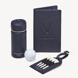 Golf Set Collection in Navy Pebble from Aspinal of London