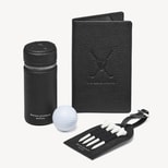 Golf Set Collection in Black Pebble from Aspinal of London