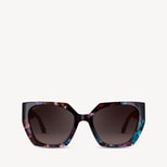 Henley Sunglasses in Teal Marble Acetate from Aspinal of London