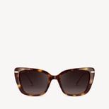 Resort Cat-Eye Sunglasses in Tortoiseshell from Aspinal of London