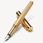 Regent Fountain Pen in 23ct Gold Plated from Aspinal of London