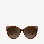 Ascot Cat-Eye Sunglasses in Tortoiseshell from Aspinal of London