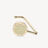 Handbag Hook in Deep Shine Pistachio Small Croc from Aspinal of London