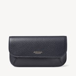 Ella Sunglasses Case in Navy Pebble from Aspinal of London