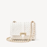 Lottie in Chalk White Woven Leather from Aspinal of London
