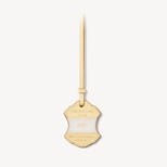 Mayfair® Club Tag in Meadow Yellow & Smooth Chalk White from Aspinal of London