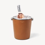 Wine Bucket in Smooth Tan from Aspinal of London