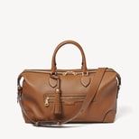 Hudson Bag in Tan Milled Pebble from Aspinal of London