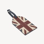 Luggage Tag in Brit Pebble from Aspinal of London
