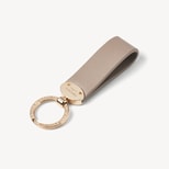 Oval Loop Keyring in Moleskin Soft Saffiano from Aspinal of London