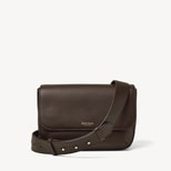 Ella Grande Crossbody in Chocolate Pebble from Aspinal of London