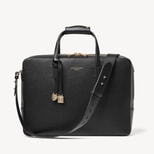 The Brook Street in Black Soft Saffiano from Aspinal of London