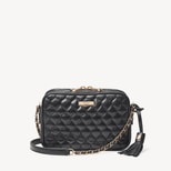 Alice in Black Quilted Nappa from Aspinal of London