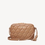 Alice in Caramel Quilted Nappa from Aspinal of London