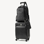 Men's 3 Piece Flight Collection: Cabin Case, Backpack & Crossbody Bag in Black from Aspinal of London