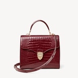 Mayfair® in Merlot Patent Croc from Aspinal of London