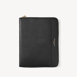 A5 Organiser Portfolio in Black Soft Saffiano from Aspinal of London