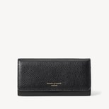 Essential Wallet in Black Pebble from Aspinal of London