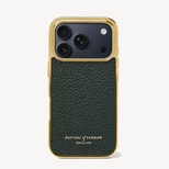 iPhone 17 Pro Case in Alpine Green Pebble from Aspinal of London