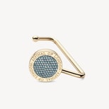 Handbag Hook in Peacock Blue Lizard from Aspinal of London