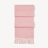 Pure Cashmere Scarf in Baby Pink Cashmere from Aspinal of London
