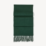 Pure Cashmere Scarf in Evergreen Pure Cashmere from Aspinal of London