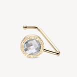 Handbag Hook in Silver Crystal from Aspinal of London
