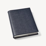 A5 Refillable Luxury Journal in Navy Saffiano from Aspinal of London