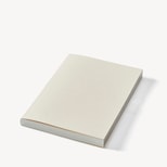 A5 Journal Refill in Silver Edge Gilding from Aspinal of London