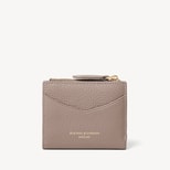 Hudson Multi-Use Pocket Wallet in Moleskin Milled Pebble from Aspinal of London