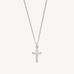Cross Pendant Necklace in Sterling Silver 925 from Aspinal of London