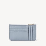 Ella Card & Coin Holder in Sky Blue Pebble from Aspinal of London