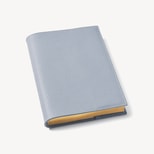 A5 Refillable Luxury Journal in Sky Blue Pebble from Aspinal of London