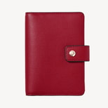 Duo Passport Cover in Cherry Red Soft Saffiano from Aspinal of London