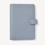 Deluxe Family Travel Wallet in Sky Blue Pebble from Aspinal of London