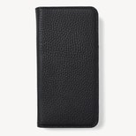 iPhone 16 Pro Max Magnetic Card Case in Black Pebble from Aspinal of London