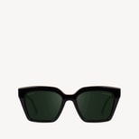 Ava Square Sunglasses in Black from Aspinal of London