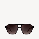 St Barts Aviator Sunglasses in Black from Aspinal of London