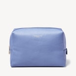London Toiletry Bag in Capri Blue Pebble from Aspinal of London