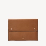 13-inch Classic Laptop Case in Tan Pebble from Aspinal of London
