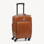 Connaught Cabin Case in Tan Saffiano with Gold Hardware from Aspinal of London
