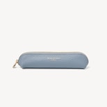 Slim Pencil Case in Sky Blue Pebble from Aspinal of London