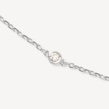 Celeste Diamond Necklace in 14ct White Gold from Aspinal of London