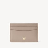 Slim Credit Card Holder in Moleskin Soft Saffiano from Aspinal of London