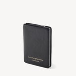 Handbag Mirror in Black Soft Saffiano from Aspinal of London
