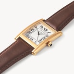 Mayfair® Classic Watch in Smooth Chocolate & 23ct Gold Plated from Aspinal of London