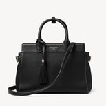 Savannah in Black Milled Pebble from Aspinal of London