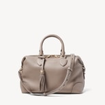 Hudson Midi in Moleskin Milled Pebble from Aspinal of London