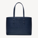 Regent Tote in Navy Saffiano from Aspinal of London