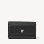Business Card Holder in Black Saffiano from Aspinal of London